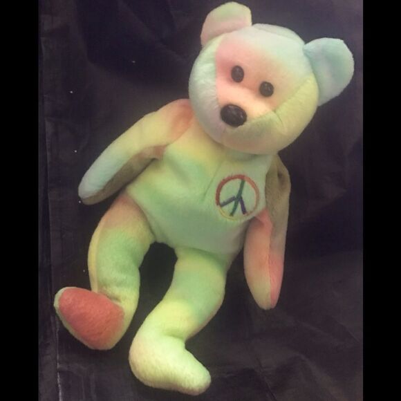 TY Beanie Baby Peace - Picture 1 of 5
